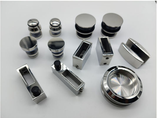 Good price Satin Finish Sliding Shower Door Roller Wheels Frameless Customizable online