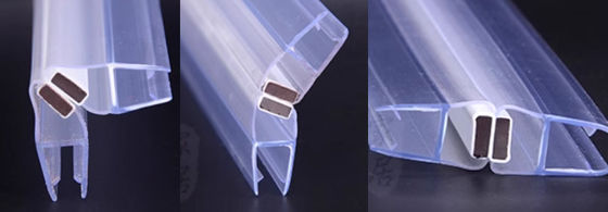 Good price Transparent PVC Shower Door Plastic Seal Waterproof Shower Door Plastic Strips online