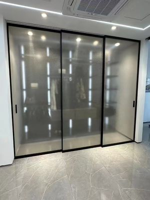 Good price Kitchen Glass Aluminum Alloy Sliding Door Customizable Surface Finished online