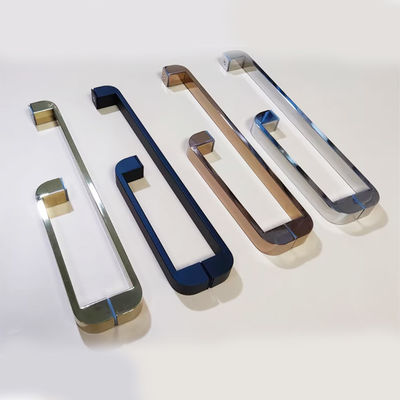 Good price Copper Frameless Glass Door Handles Erosion Resistant Easy To Install online