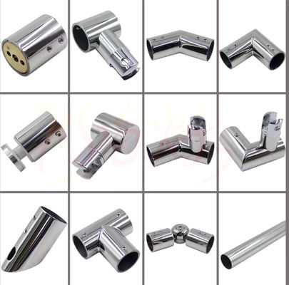 Giá tốt. Phòng tắm cửa kính đường ống tròn khung lề cài đặt dễ dàng điều chỉnh trực tuyến