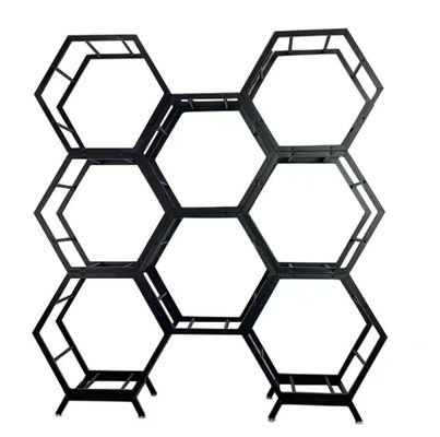 Good price Stainless Steel 304 Honeycomb Wall Shelves For Office And Living Room online