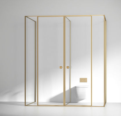 Good price Full Frame Shower Door Profile Inside Stainless Steel SUS304 Shower Screen Profile online