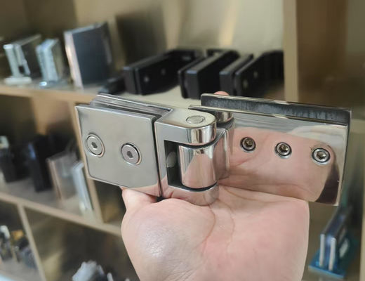 Good price Corrosion Resistance Frameless Shower Hinges Easy Installation Indoor online