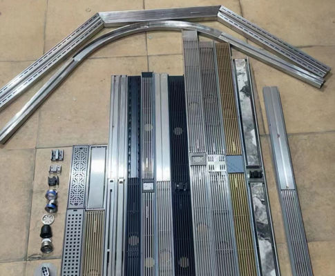 Good price SUS304 Stainless Steel Shower Grate Customizable For Long Floor online
