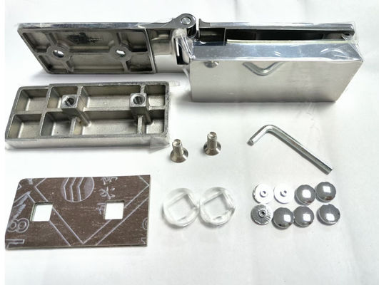 Good price Adjustable Bathroom Hinges For Frameless Shower Doors 304 Stainless Steel High Strength online
