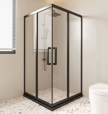 Good price Stainless Steel Shower Room Bathroom Glass Door Square Diagonal Sliding online
