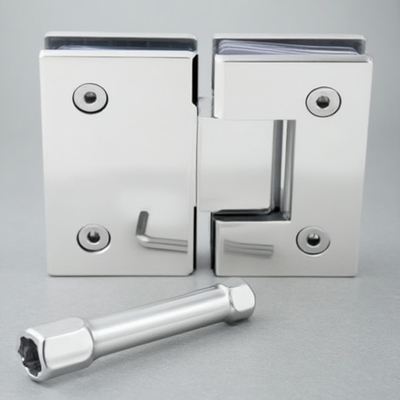 Good price Bathroom Glass Shower Hinge in Round Appearance Style Weight 100KG online